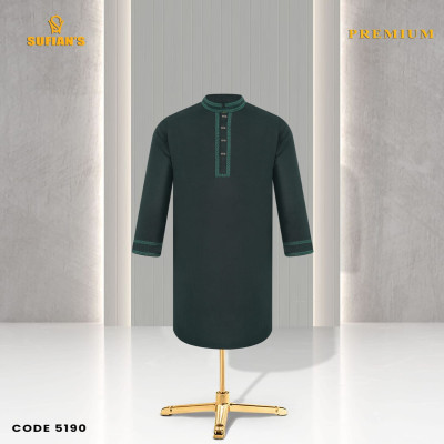 Dark Teal Classic Panjabi