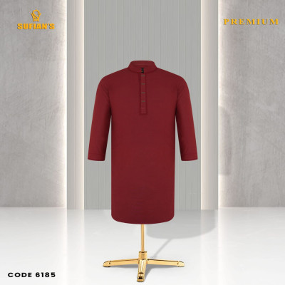 Crimson Red Classic Panjabi